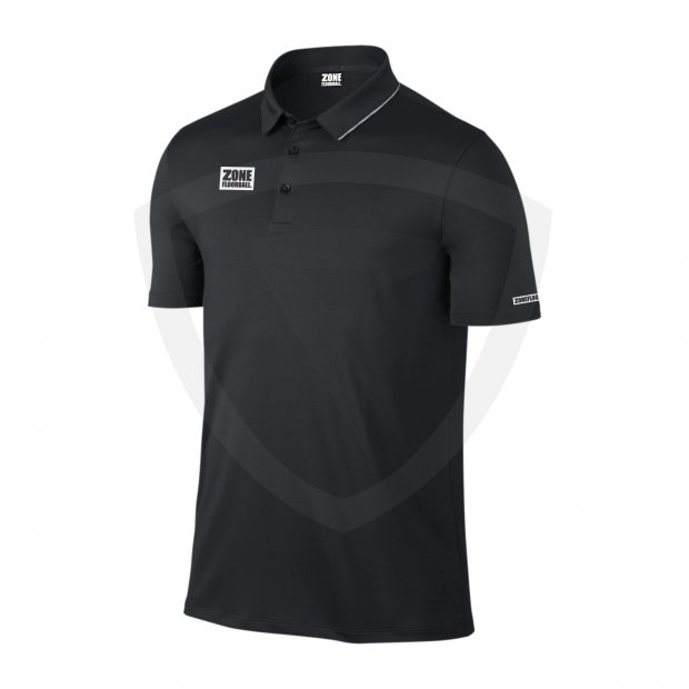 Zone Piquet Handsome triko s límečkem 45184 Piquet shirt HANDSOME unisex black