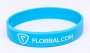 Florbal.com Blue silikonový náramek