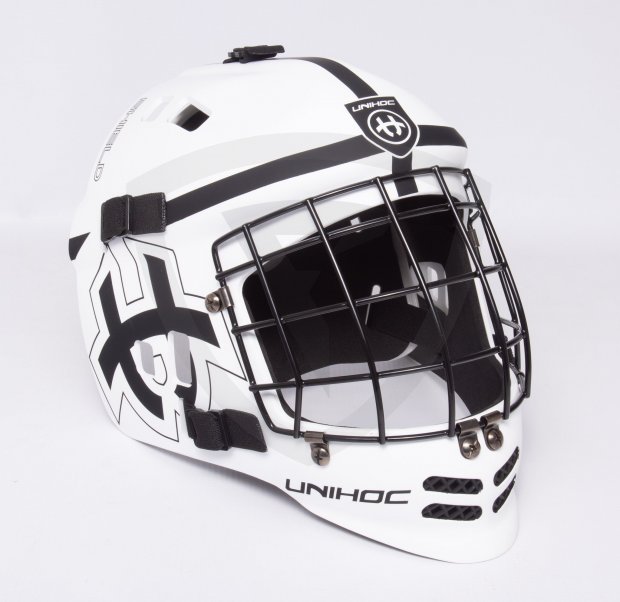 Unihoc Shield Mask White-Black Unihoc Shield Mask White-Black