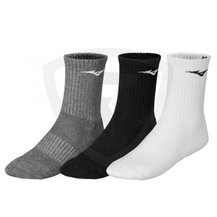 Mizuno Training 3P Socks White-Black-Melange