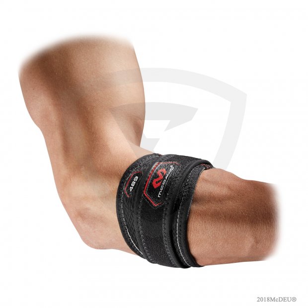 McDavid 489 Elbow Strap for Tendonitis and Tennis Elbow 489-MD-Black