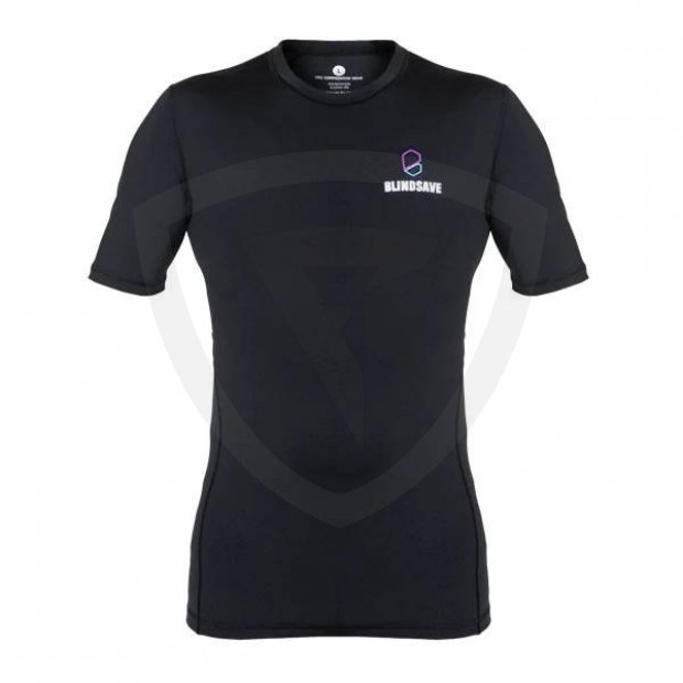 Blindsave Compression Shirt short sleeves černá