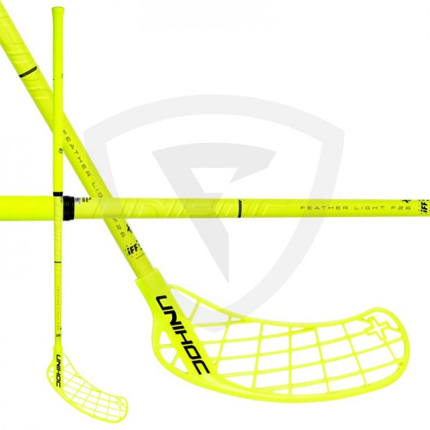 Unihoc Player+ Feather Light 26 Neon Yellow 24111 PLAYER+ Feather Light 26