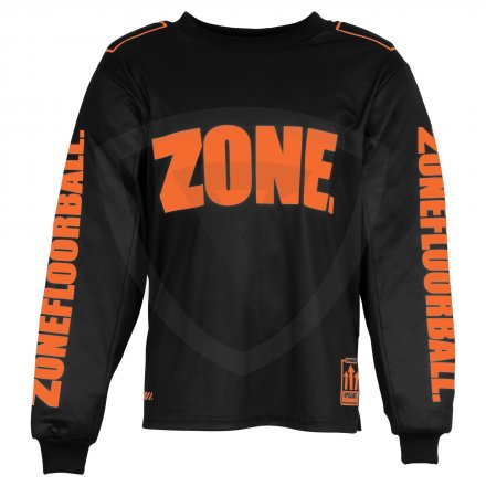 Zone UPGRADE SW Goalie Sweater SR. Black-Lava Orange