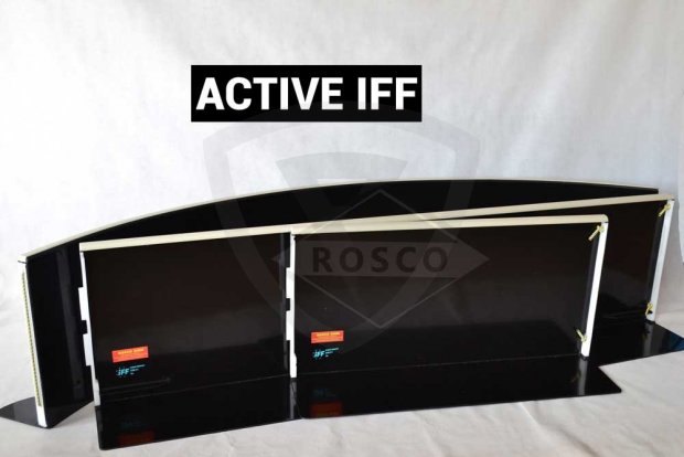 IFF Floorball rinks 20x10m RSA Black + troley IFF Florbalové mantinely Active IFF Heavy 20x10m + vozík