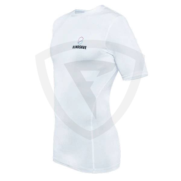 Blindsave Compression Shirt short sleeves-White-1