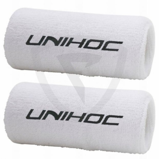 Unihoc White Wristband 2pcs Unihoc_White_Pair_potítka