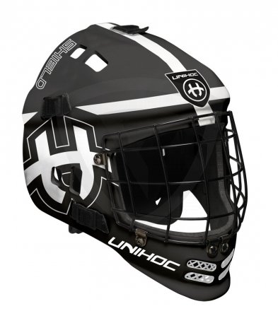 Unihoc Shield Mask Black / White