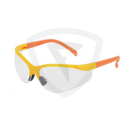 Temish Pro Shield LX Yellow-Orange Senior sunglasses for floorball
