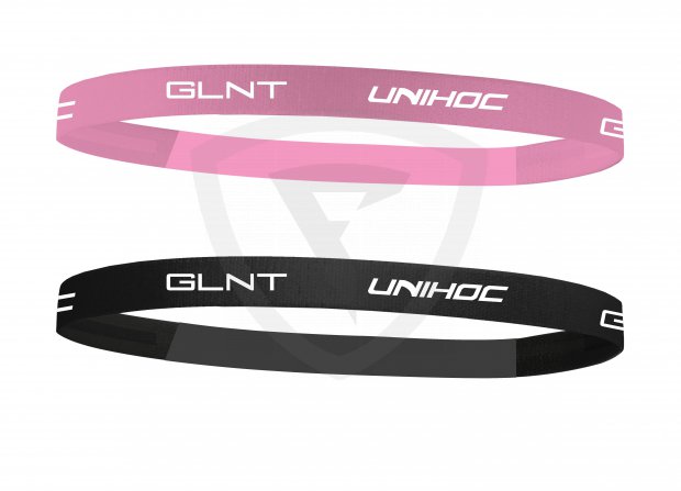 Unihoc GLNT hairband 14217 Hairband GLNT 2-pack black-white + pink-white