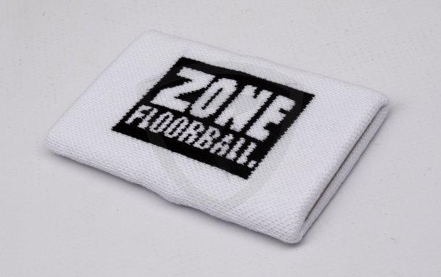 Zone Logo White 2-pack Wristband Zone Logo White Wristband