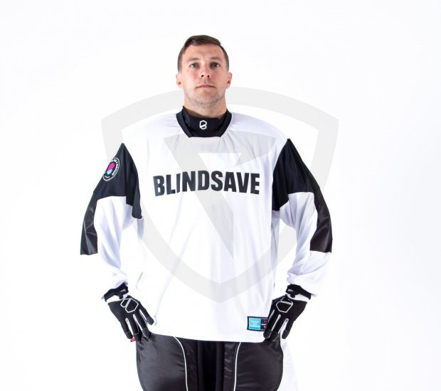 Blindsave Supreme White Goalie Jersey Blindsave Supreme White Goalie Jersey