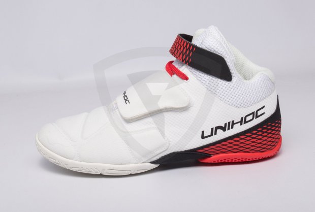 Unihoc U4 Goalie White-Red brankářská obuv Unihoc U4 Goalie White-Red brankářská obuv