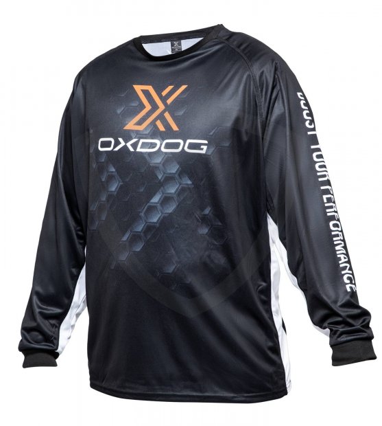 Oxdog Xguard Goalie Shirt No Padding Black XGUARD_GOALIE_SHIRT_Black_F_RGB