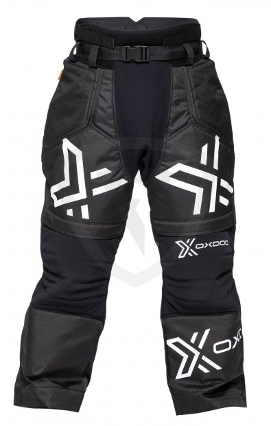 Oxdog Xguard Goalie Pants Black-White XGUARD_GOALIE_PANTS_Black_F_RGB