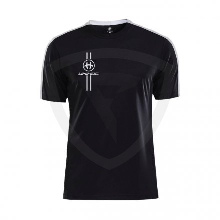Unihoc Arrow T-shirt Black-White JR