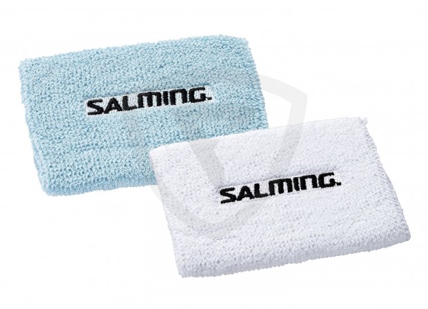 Salming Wristband Mid 2.0 2-pack Turquoise/White 1181876-6307_1_Wristband-Mid-2.0-2pcs_Turquoise-White
