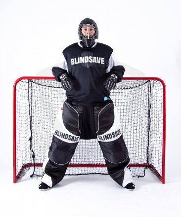 Blindsave Supreme Black Goalie Set With Helmet